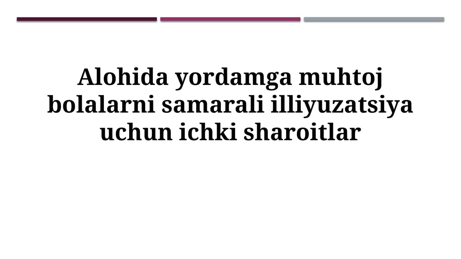 Bolalar bilan ishlash metodikasi va texnologiyalari