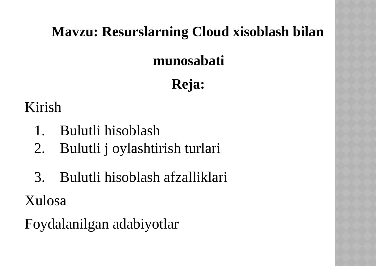 Bulutli hisoblash