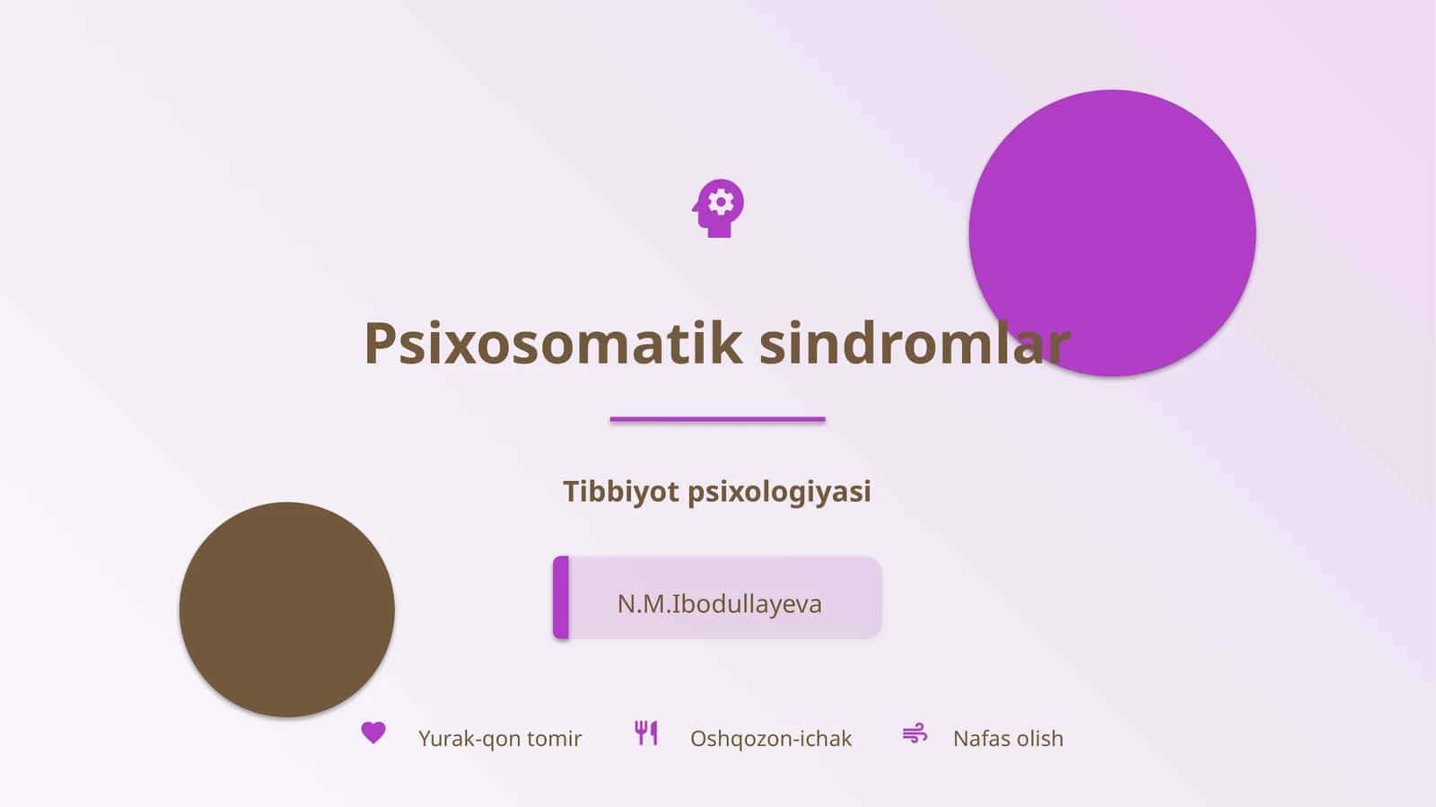 Psixosomatik sindromlar