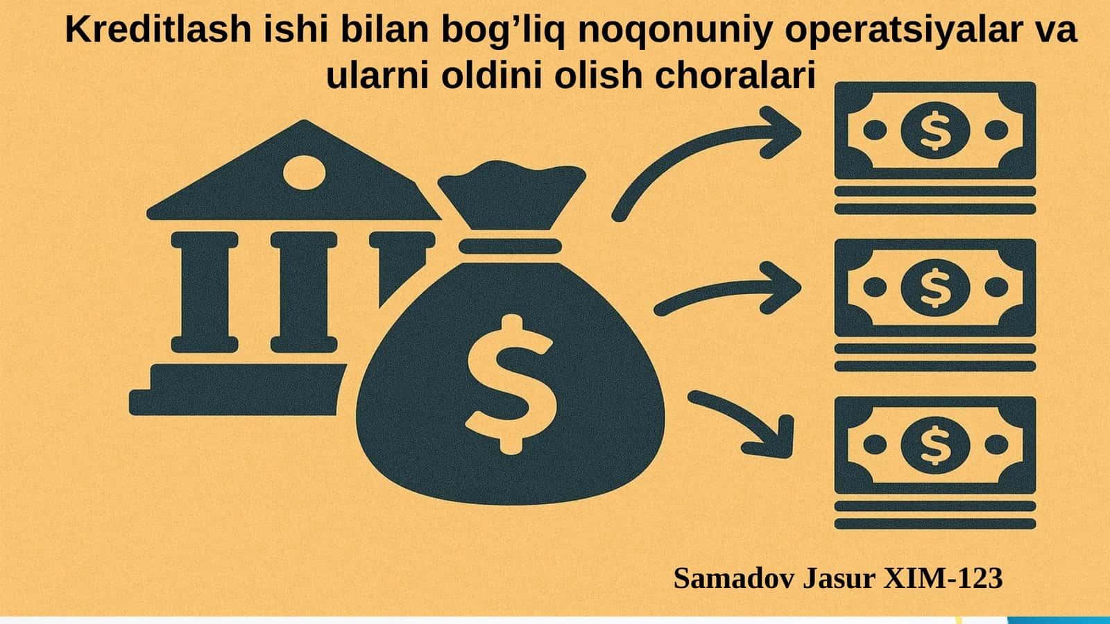 Kreditlashishibilanbog’liqnoqonuniyoperatsiyalarvaularnioldiniolishchoralari