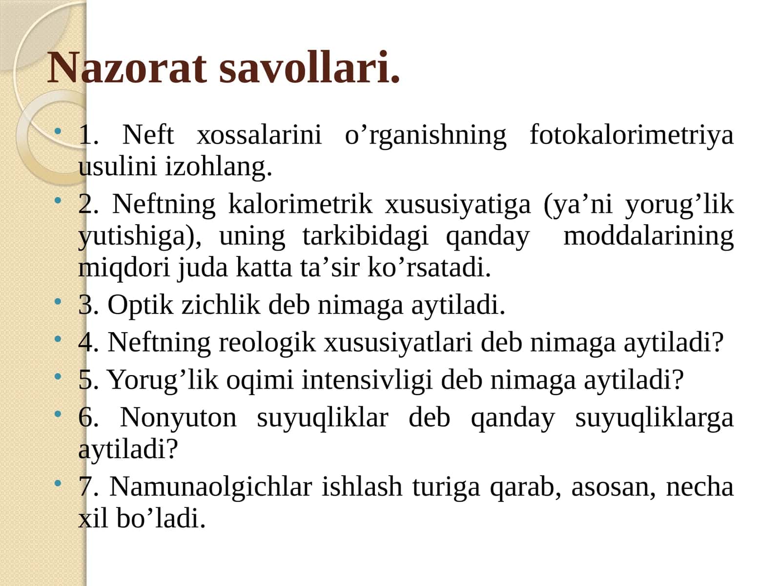 Qаtlаm suvlаrining fizik-kimyoviy хоssаlаri