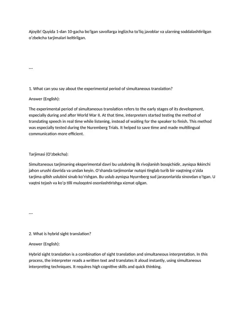 Hybrid sight translation