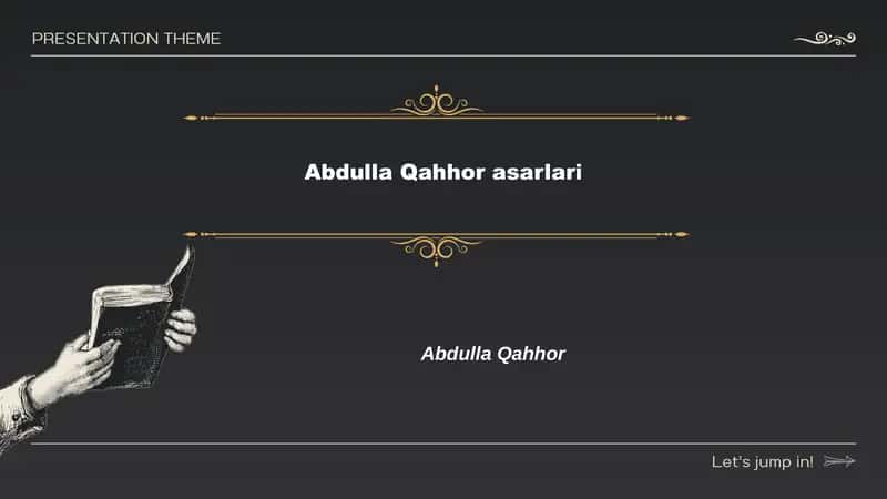 Abdulla Qahhor asarlari