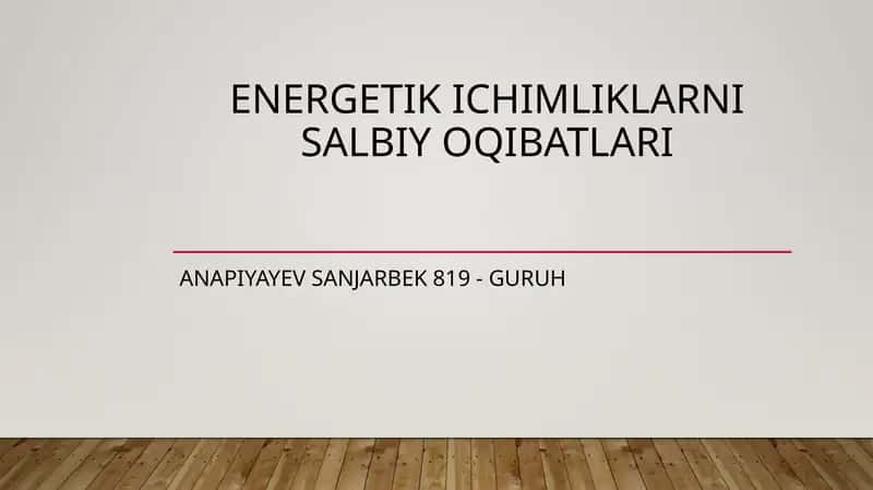Quvvatli ichimliklar