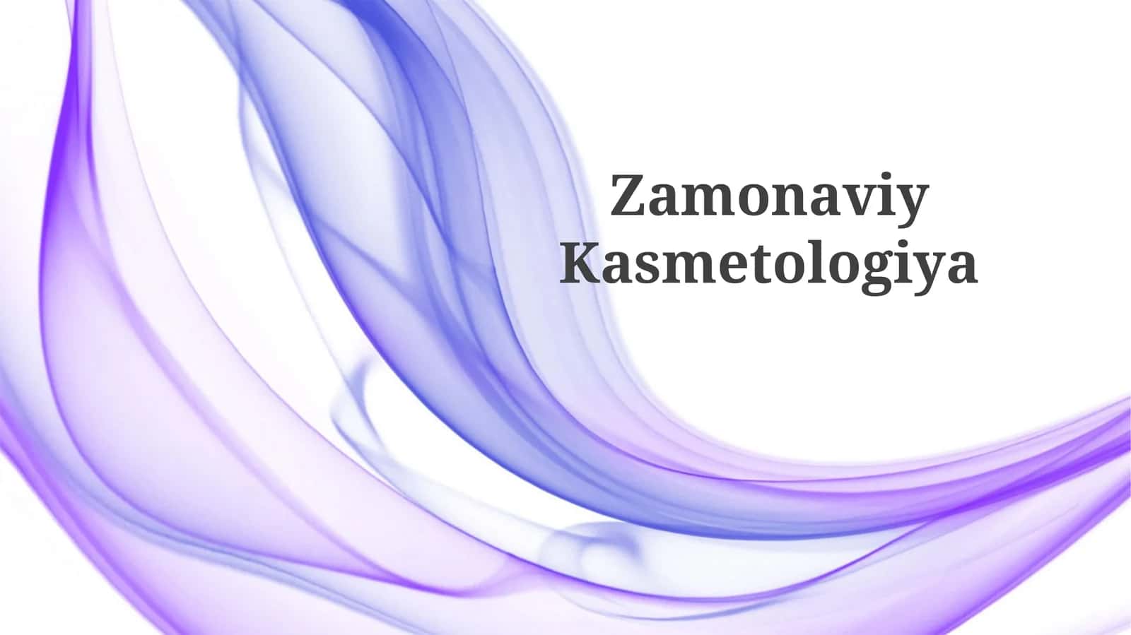 ZamonaviyKasmetologiya