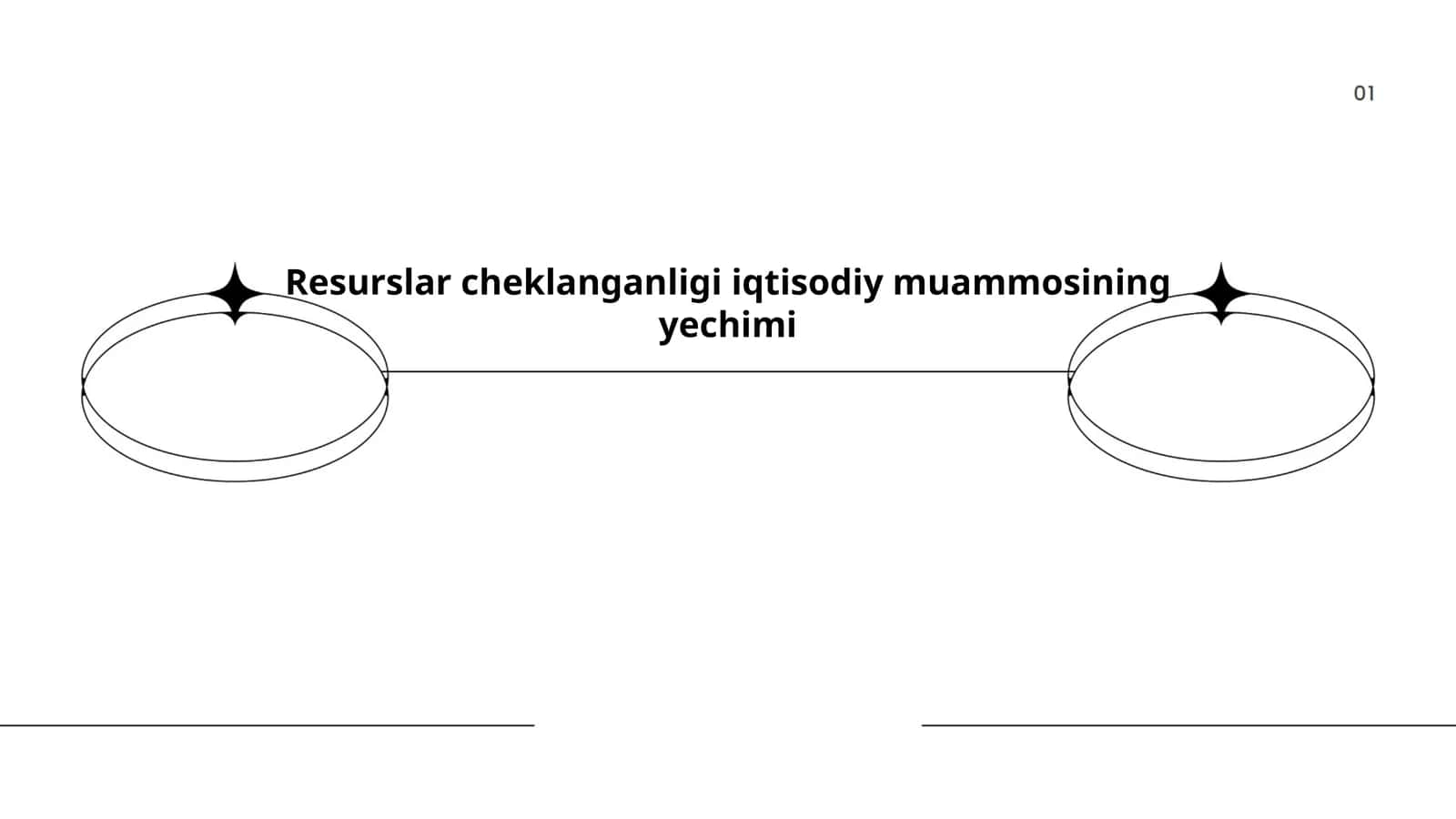 Resurslar cheklanganligi iqtisodiy muammosining yechimi