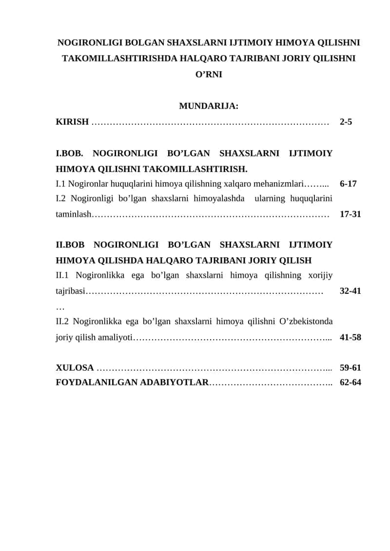 Islohot - islohot uchun emas, inson manfaatlari uchun