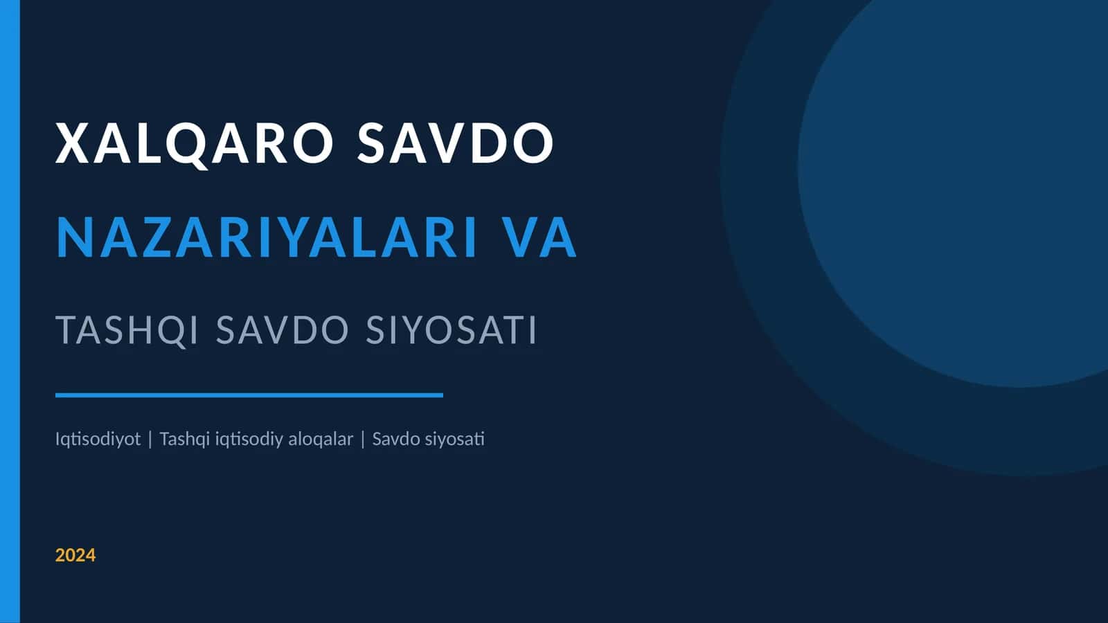 XALQARO SAVDO