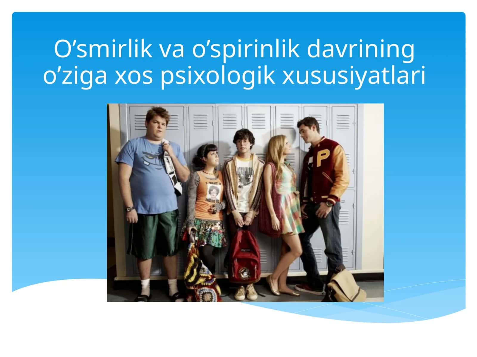 O’smirlik va o’spirinlik davrining o’ziga xos psixologik xususiyatlari