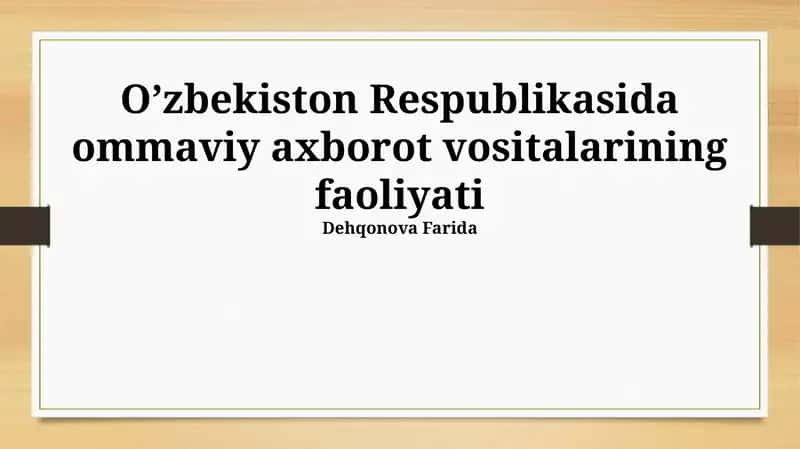 Internet va ijtimoiy tarmoqlar ta'siri