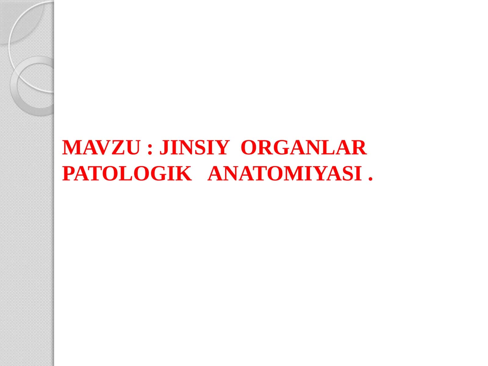 Jinsiy organlar kasalliklari