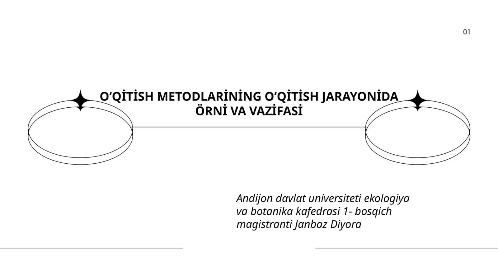 An'anaviy o'qitish metodlari