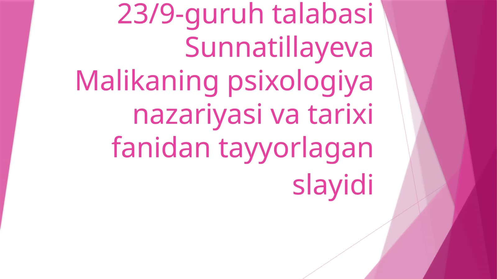 Hozirgizamontadqiqotmetodlari. Psixologiyaningasosiymetodlari