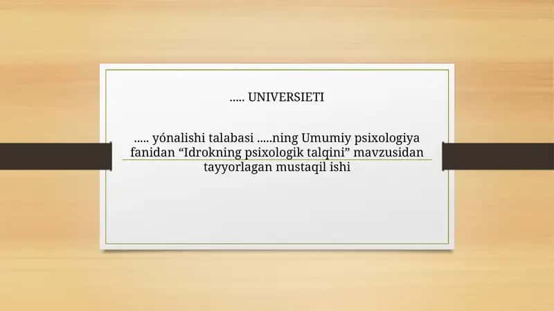 Idrokning Psixologik Talqini