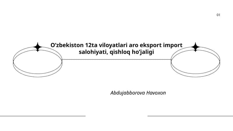 Toshkent viloyatining eksport salohiyati