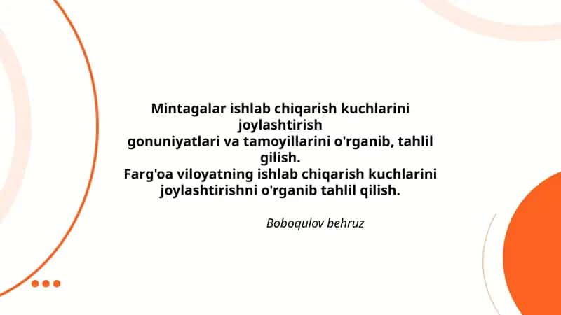 Mintagalar ishlab chiqarish kuchlari