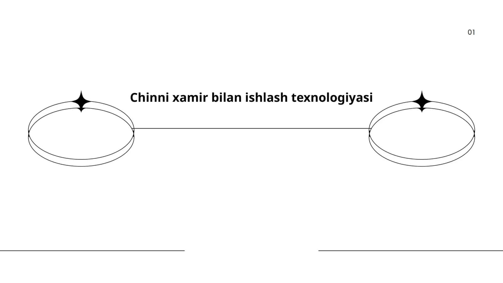 Chinni xamir bilan ishlash texnologiyasi