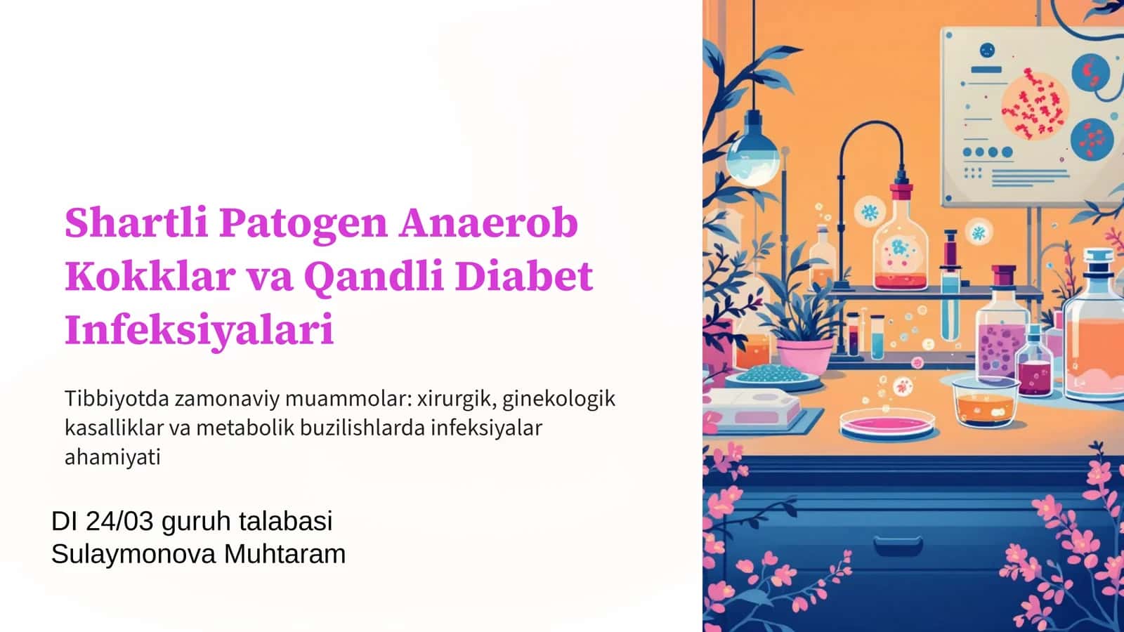 Shartli Patogen Anaerob Kokklar va Qandli Diabet Infeksiyalari