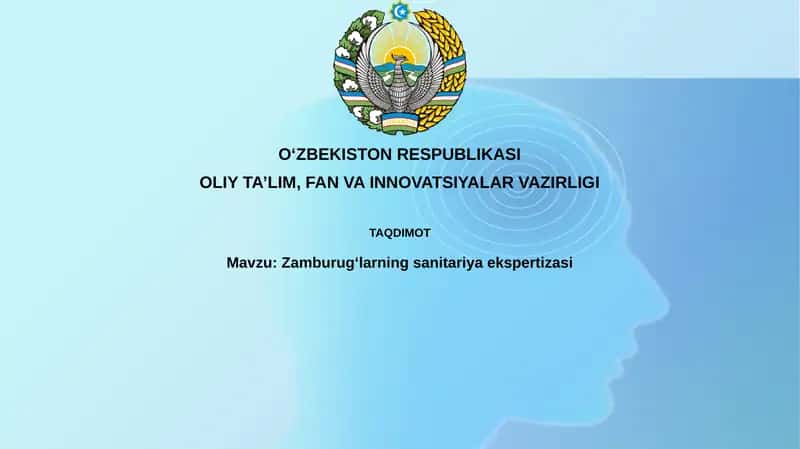 Zamburug‘larning sanitariya ekspertizasi