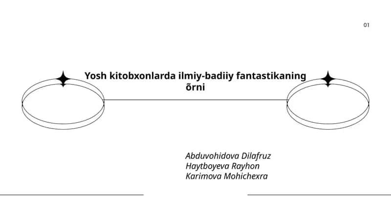 Yosh kitobxonlarda ilmiy-badiiy fantastikaning õrni