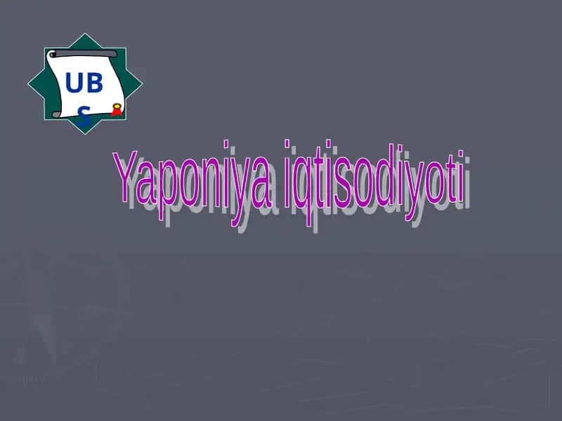 Yaponiya iqtisodiyoti