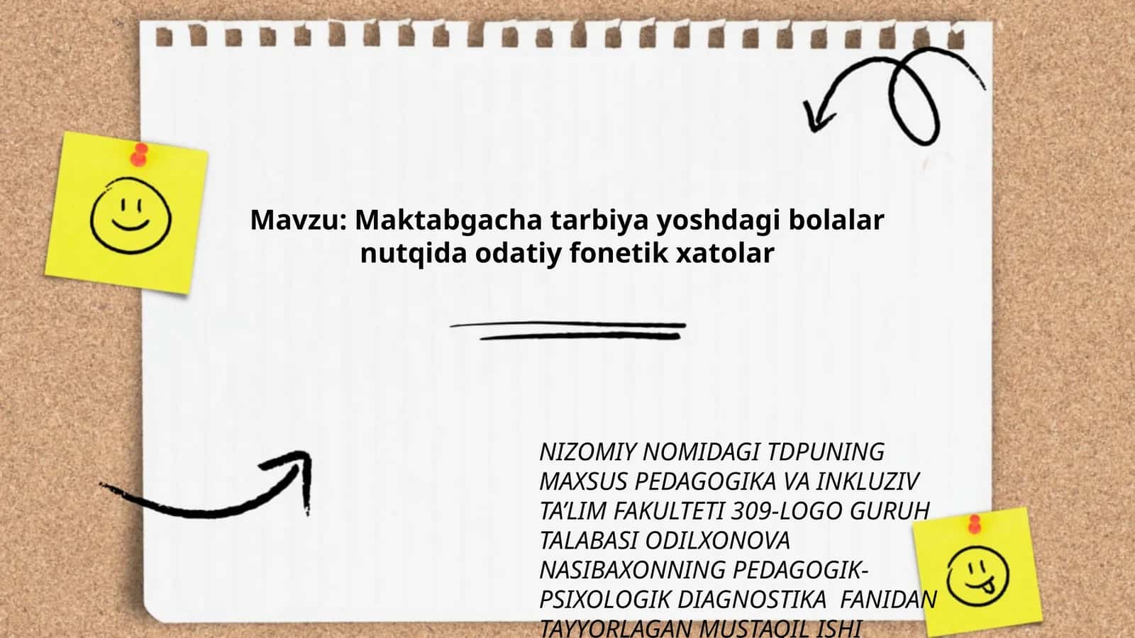 Maktabgacha tarbiya yoshdagi bolalar nutqida odatiy fonetik xatolar