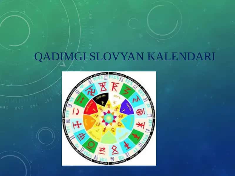 QADIMGI SLOVYAN KALENDARI