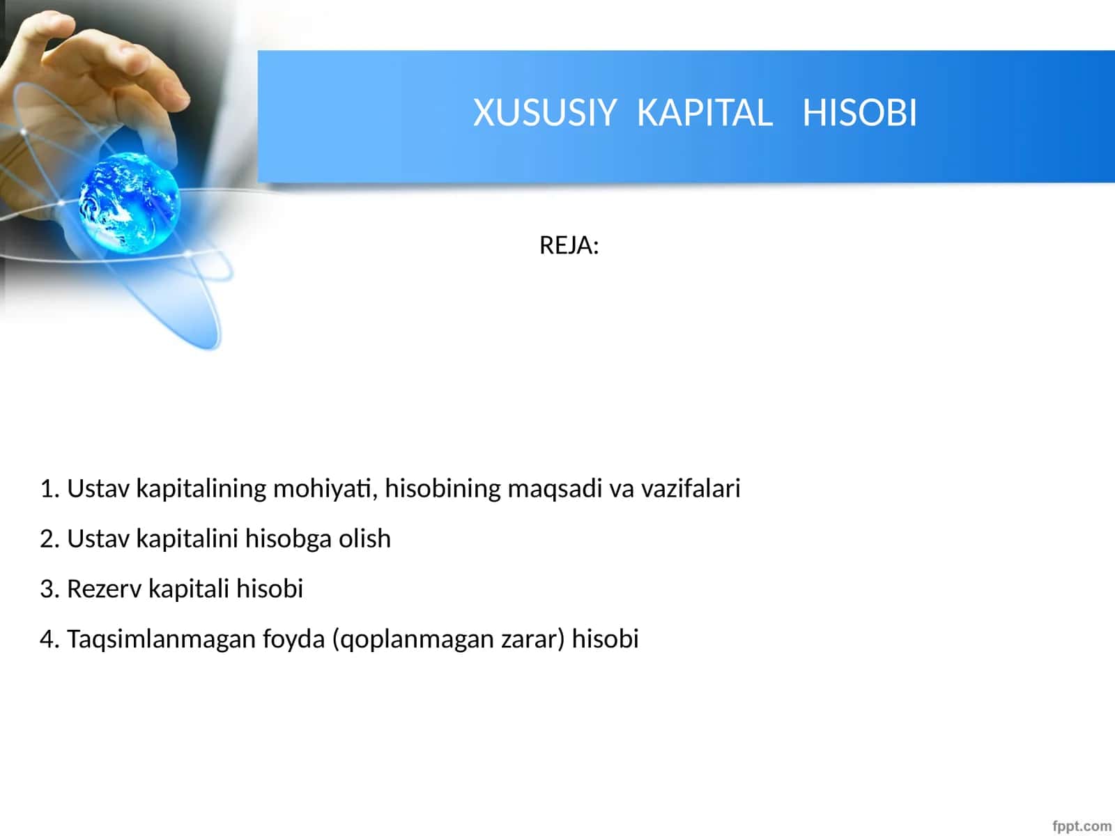 Xususiy Kapital Hisobi