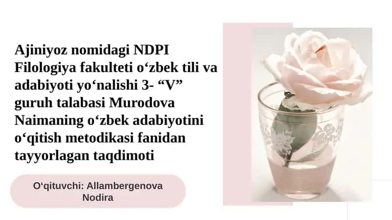 Abdurauf Fitrat Hayoti va ijodi