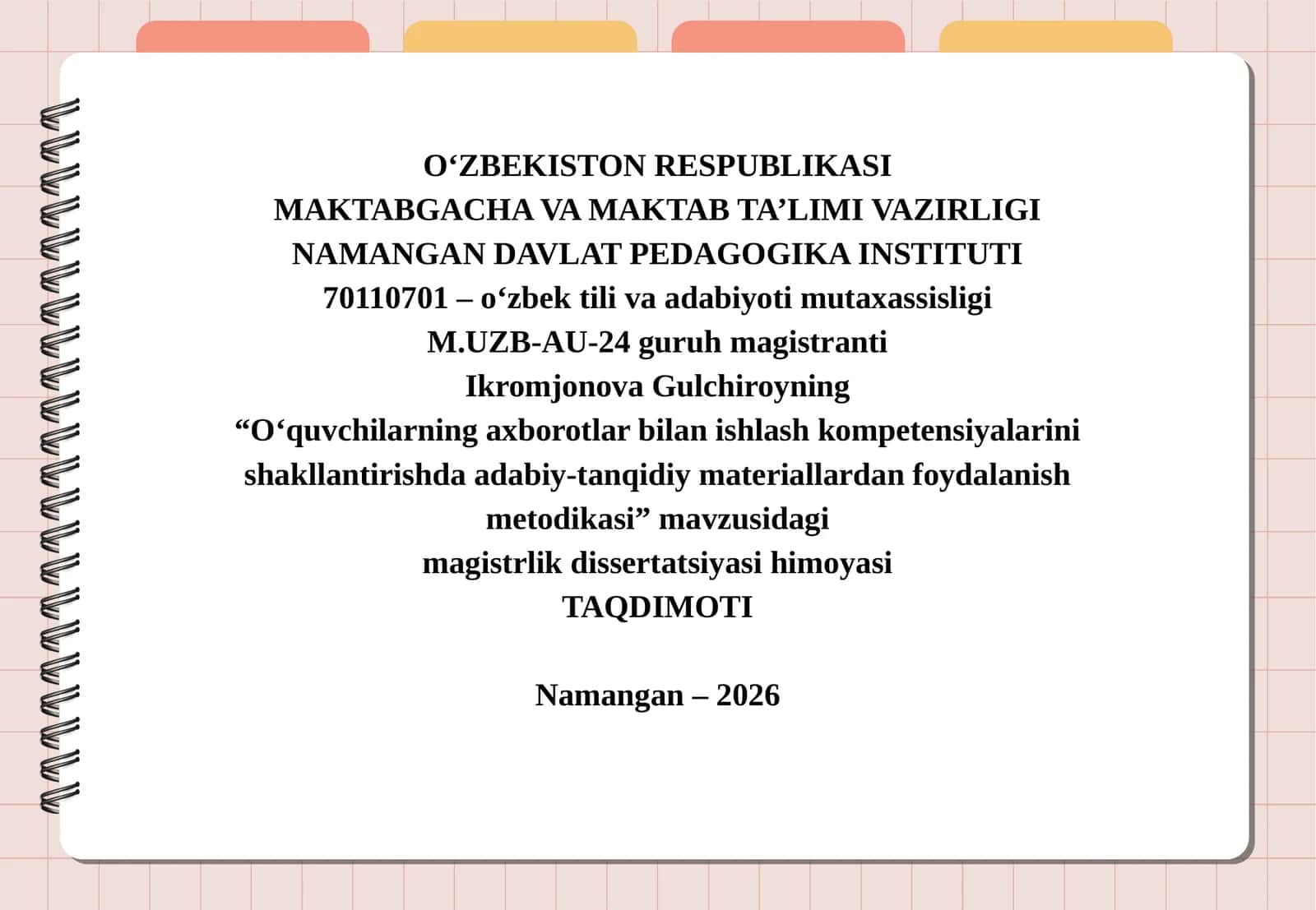 Oʻquvchilarning axborotlar bilan ishlash kompetensiyalarini shakllantirishda adabiy-tanqidiy materiallardan foydalanish metodikasi