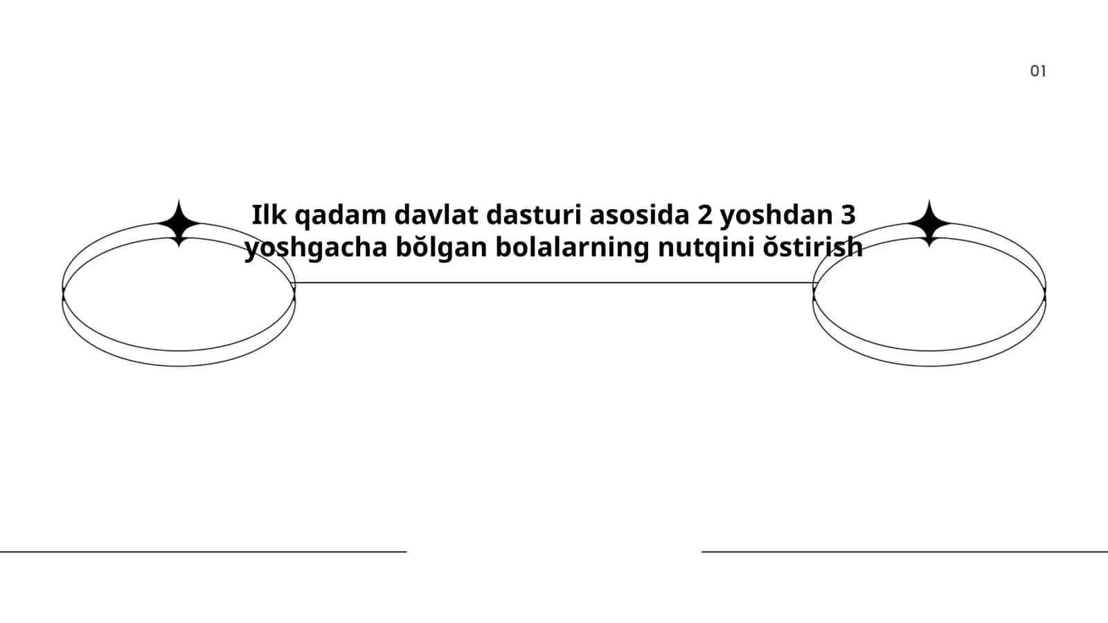 Ilk qadam davlat dasturi asosida 2 yoshdan 3 yoshgacha bŏlgan bolalarning nutqini ŏstirish