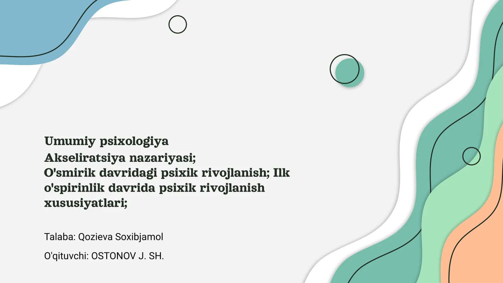 Umumiy psixologiya