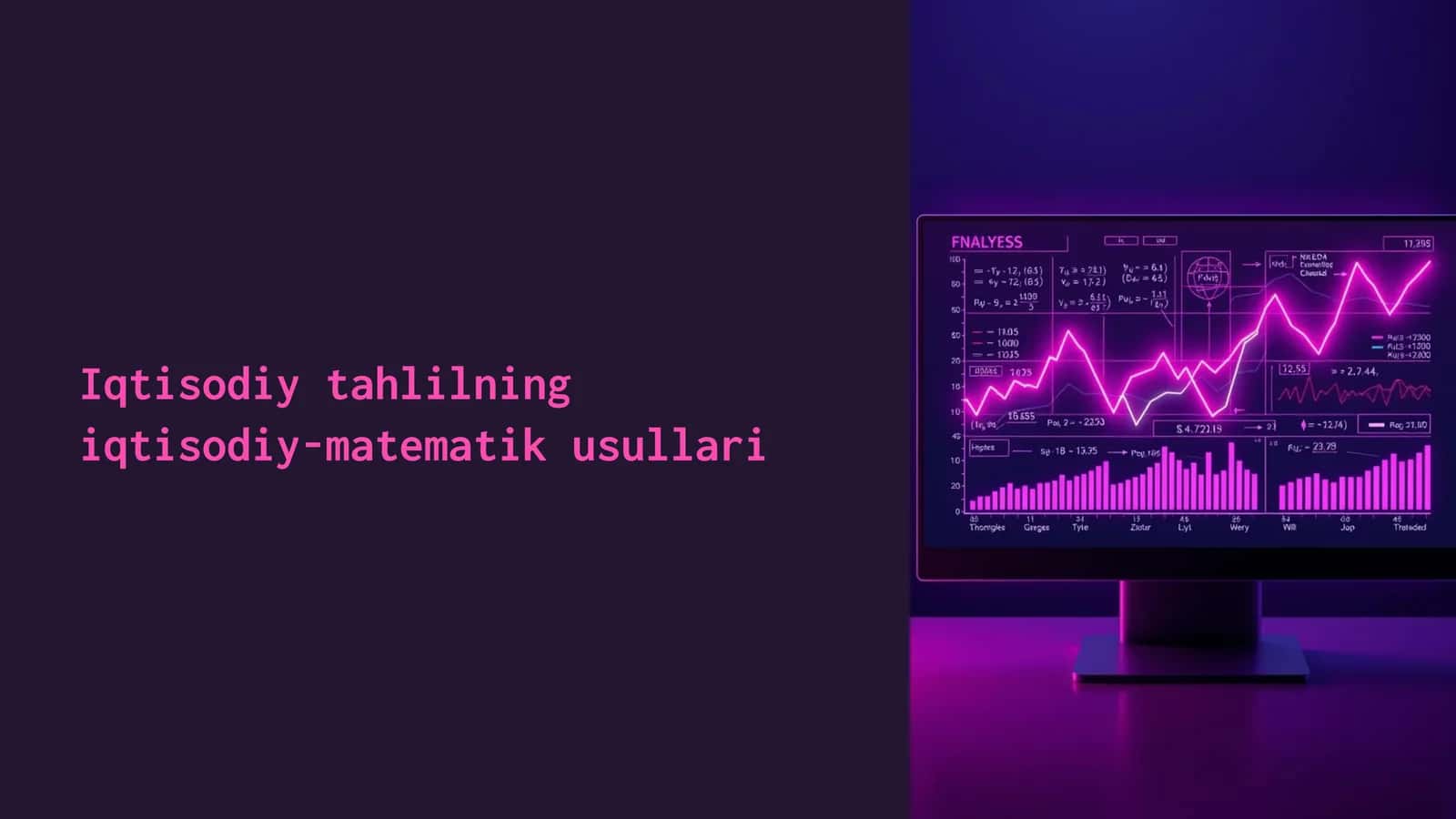 Iqtisodiy tahlilning iqtisodiy-matematik usullari