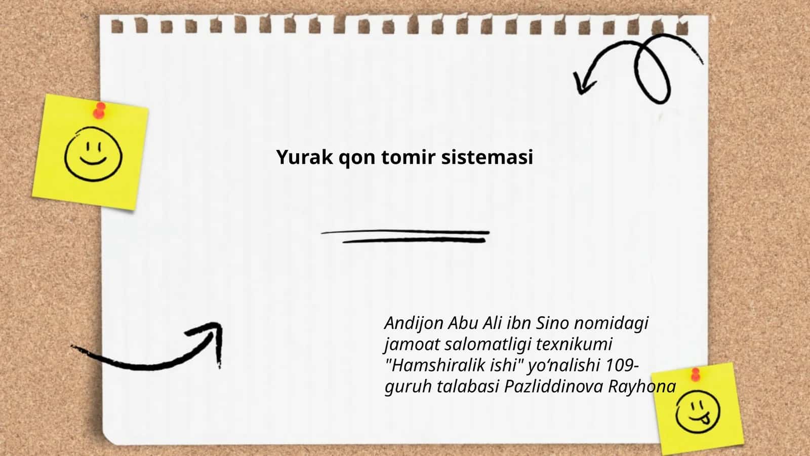 Yurak qon tomir sistemasi