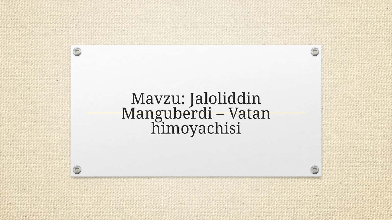 Vatan himoyachisi