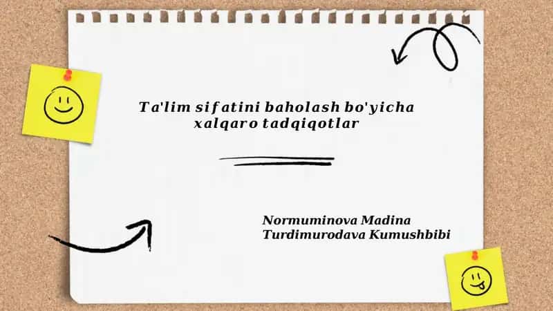 Ta'lim sifatini xalqaro taqqoslashda PISA tadqiqotining roli va natijalari