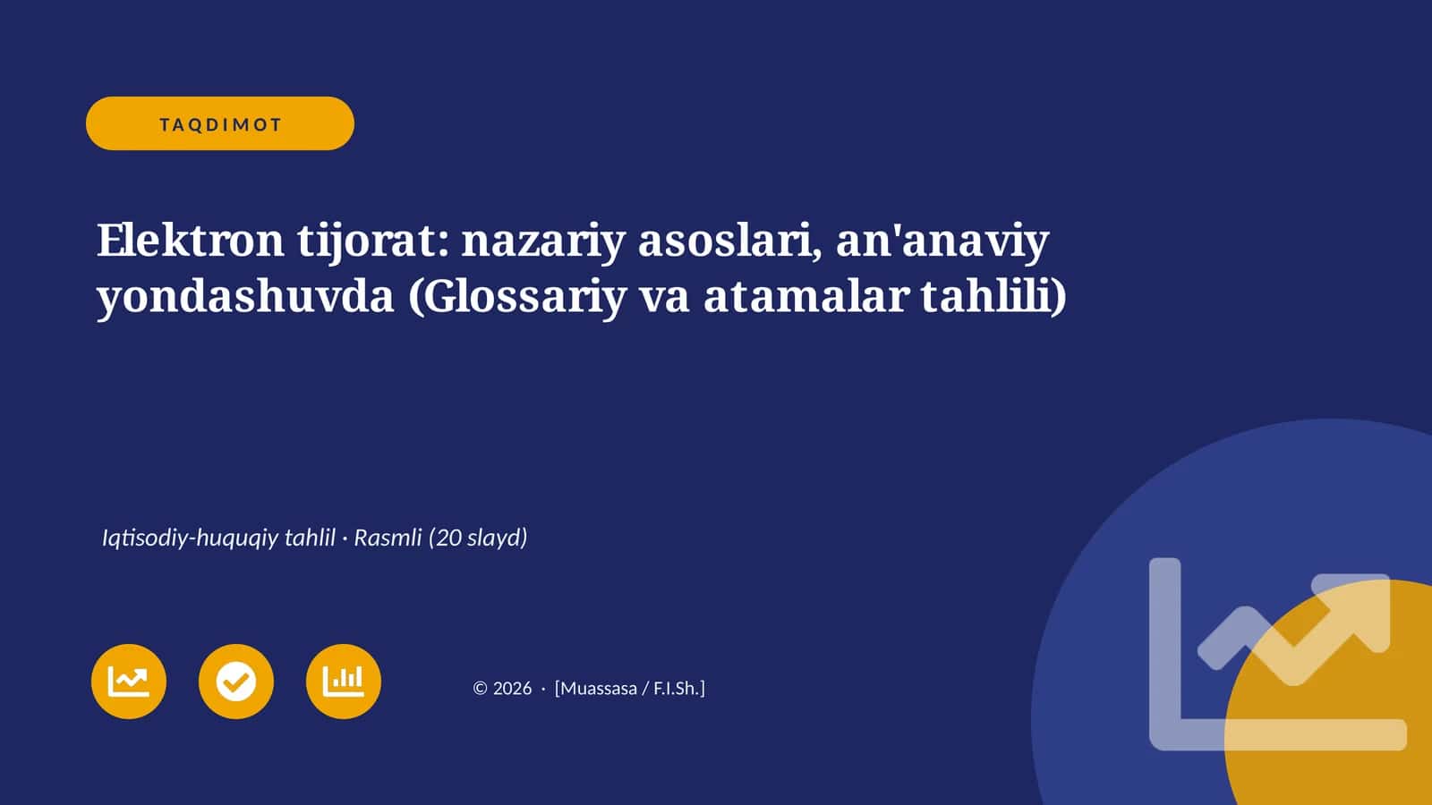 Elektron tijorat: nazariy asoslari, an'anaviy yondashuvda (Glossariy va atamalar tahlili)