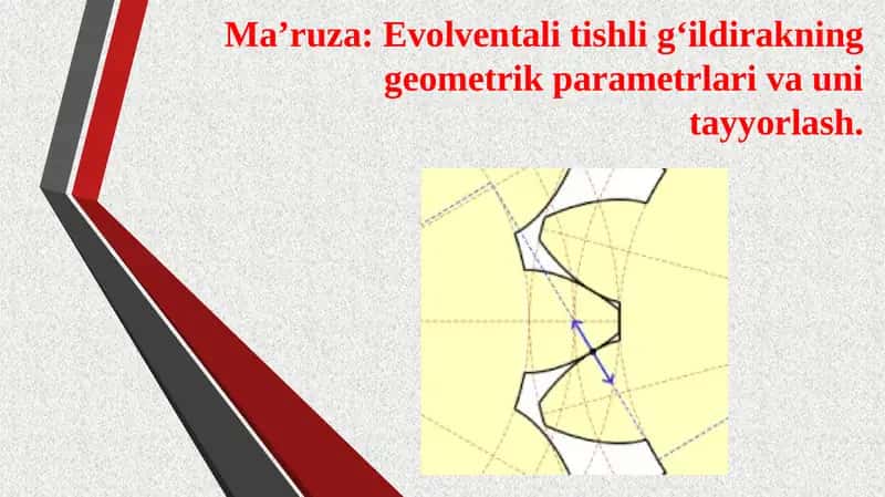 Evolventalitishlig‘ildirak
