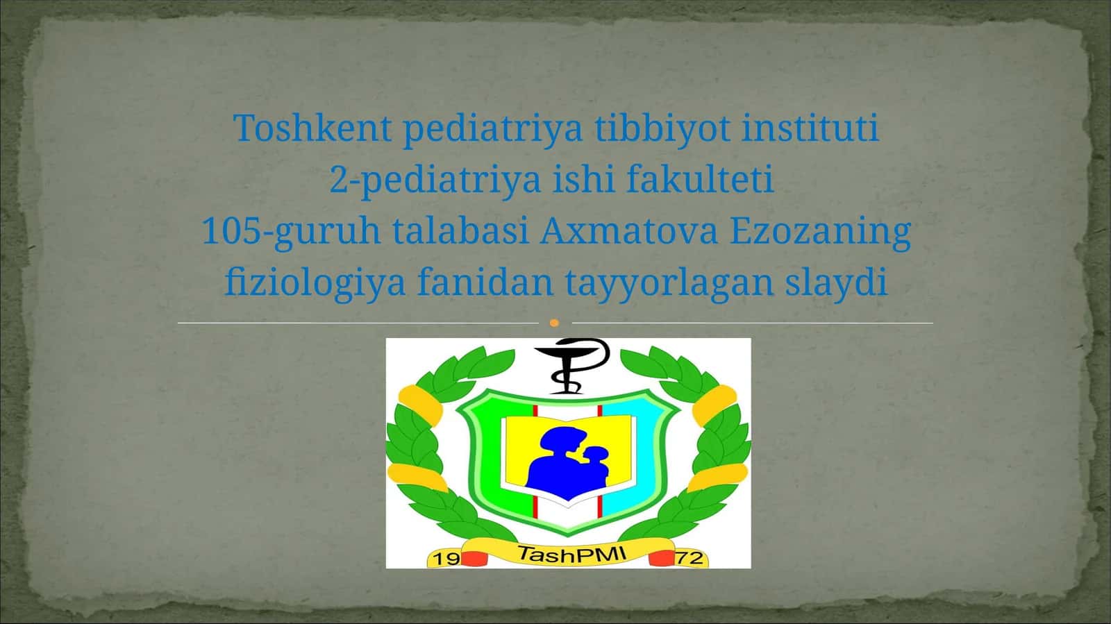 Organizmning biologik suyuqliklari