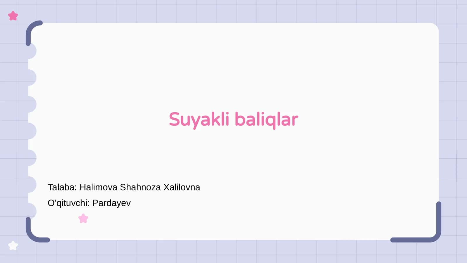 Suyakli baliqlar