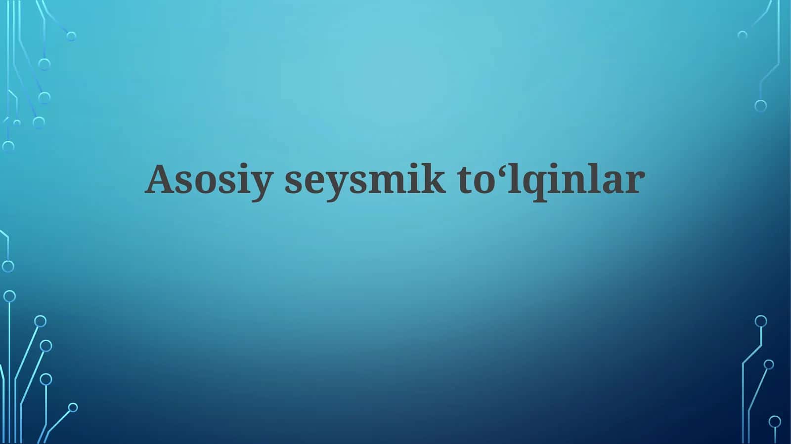 Asosiyseysmiktoʻlqinlar