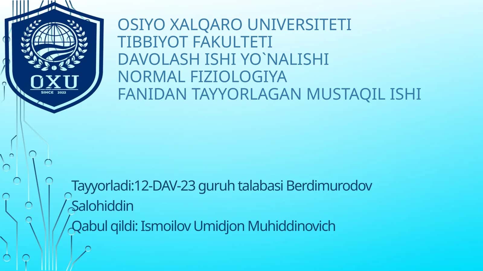 Gemostaz.Qonguruhlari.Rezusfaktor.Qonquyishasoslari