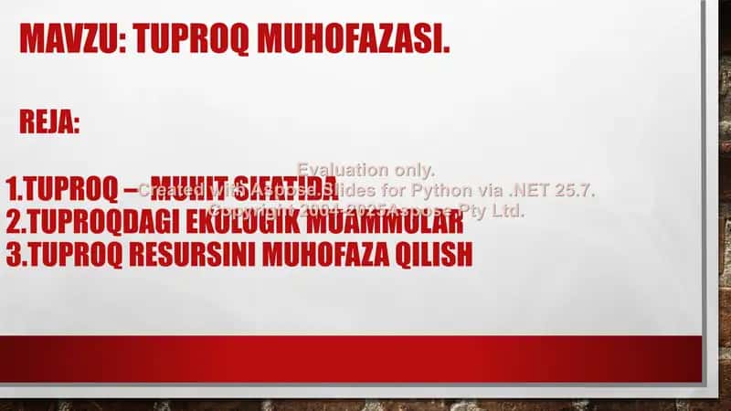 Tuproq muhofazasi