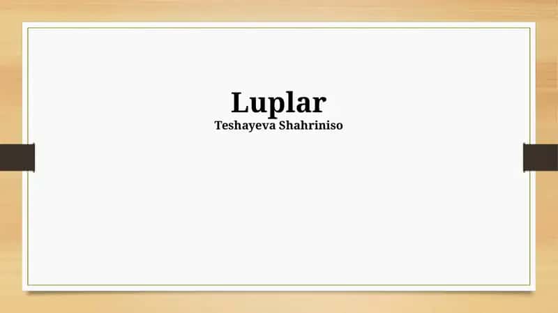 Luplar