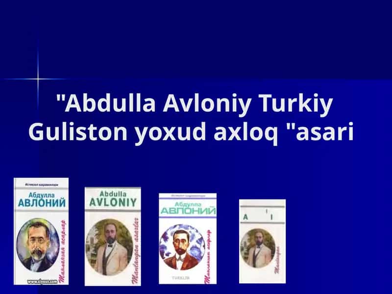 Turkiy Guliston yoxud axloq "asari