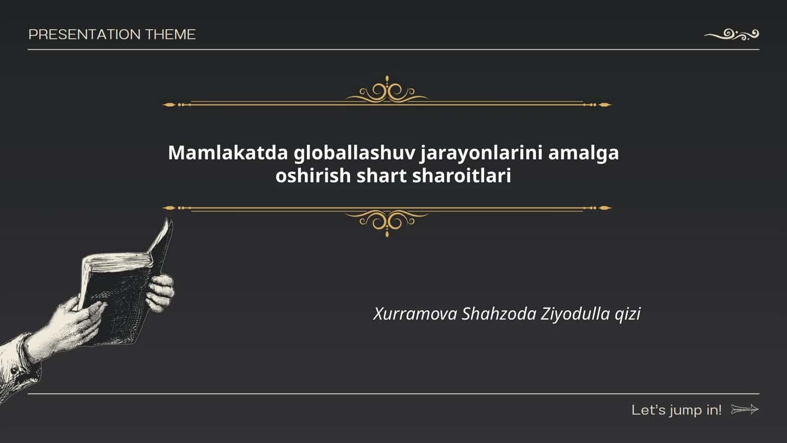 Globallashuvning iqtisodiy jihatlari
