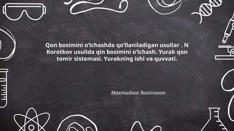 Qon bosimini oʻlchash usullari