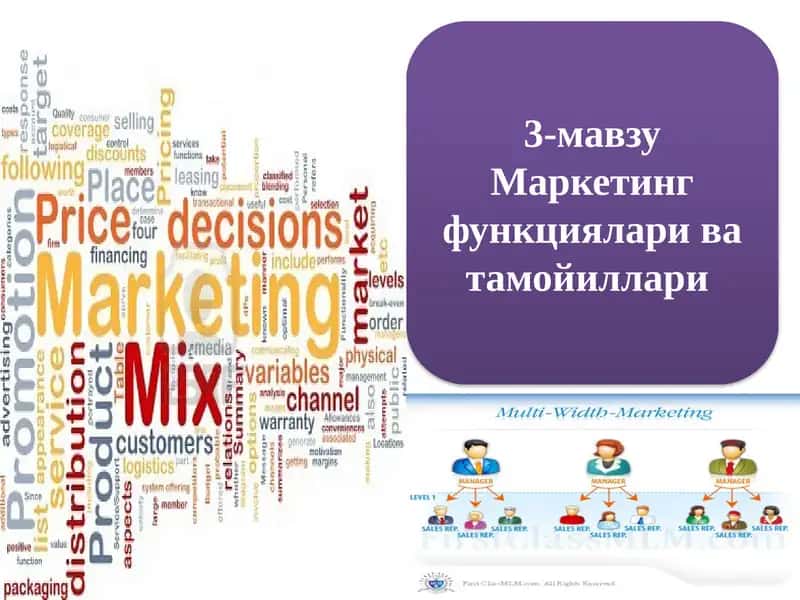 Маркетинг тамойиллари