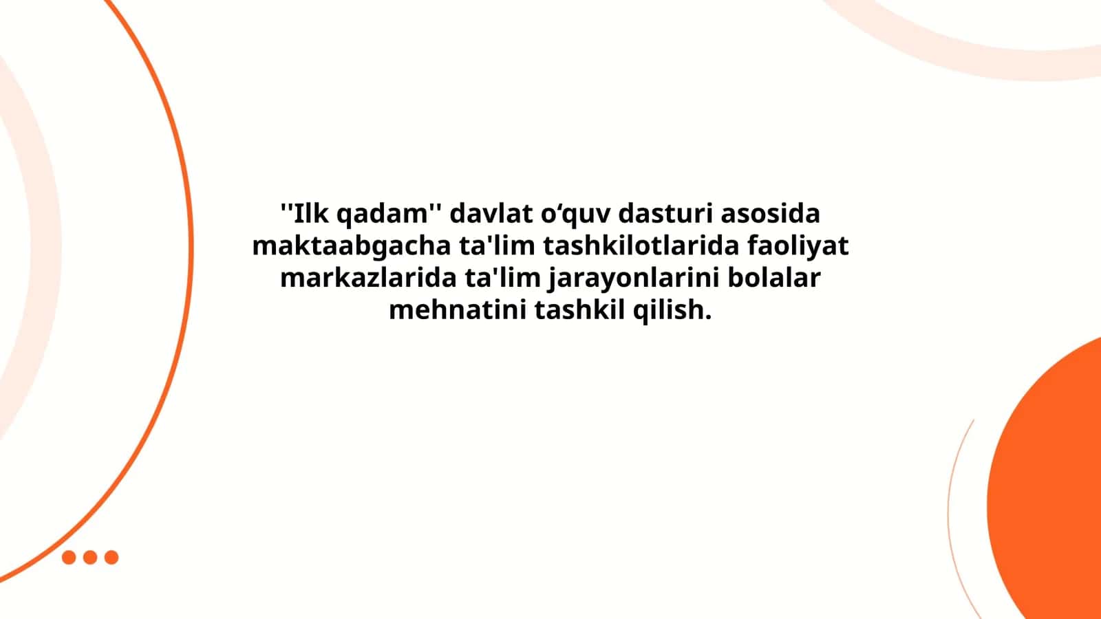 Ilk qadam dasturi