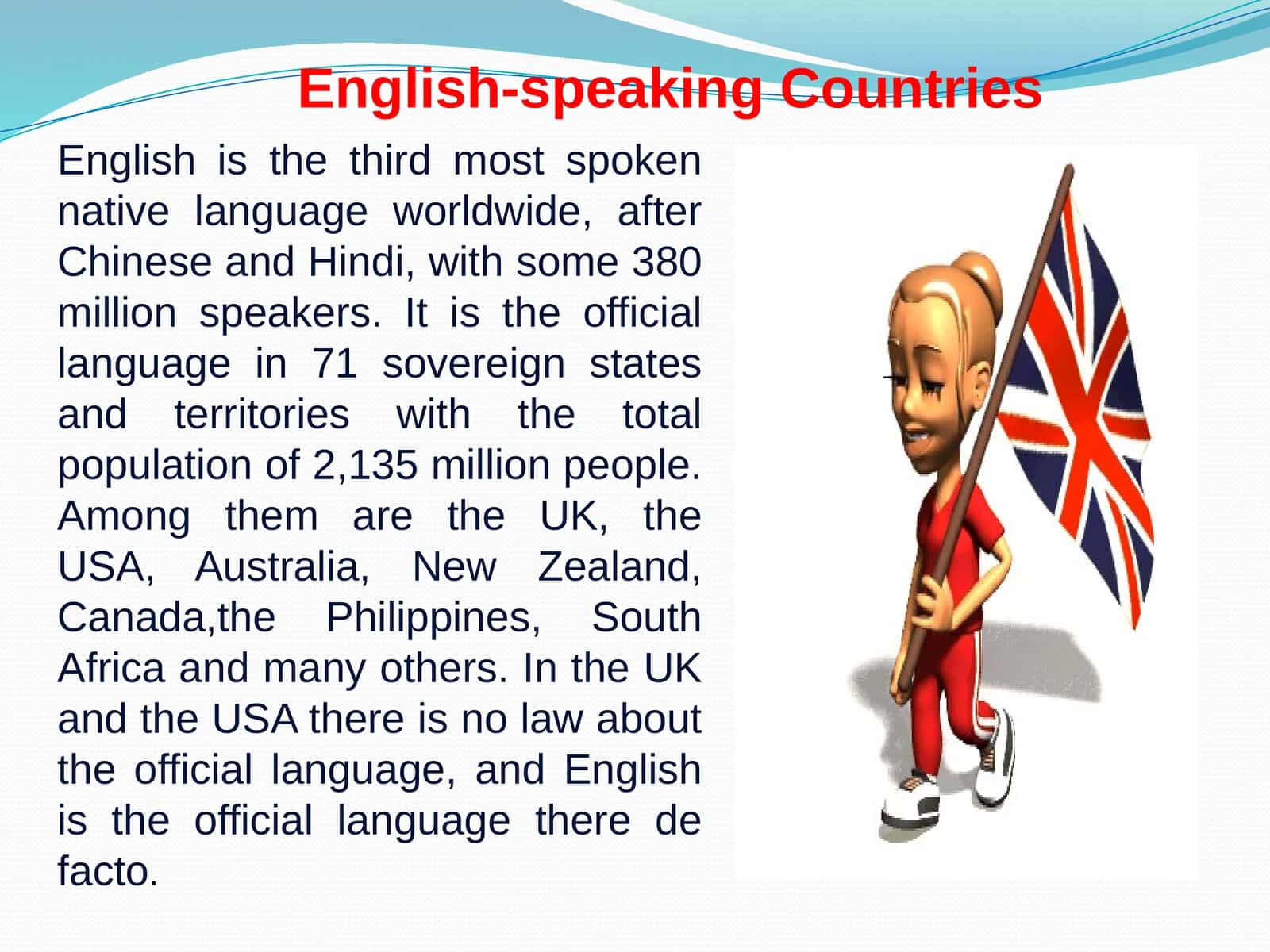 English-speaking Countries